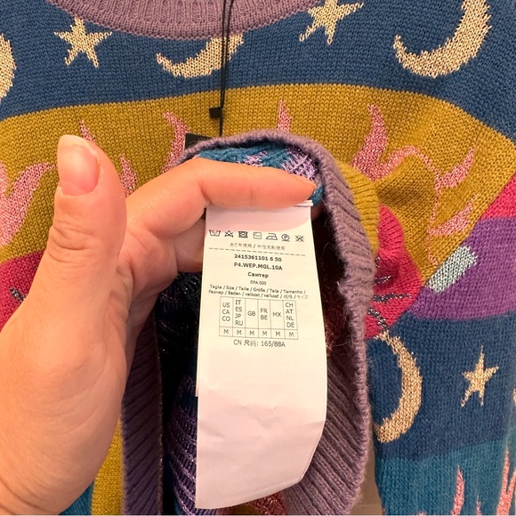 NWT Weekend Max Mara Alpaca & Wool Crew Sweater Size: Various Fall/ Winter - Picture 13 of 17